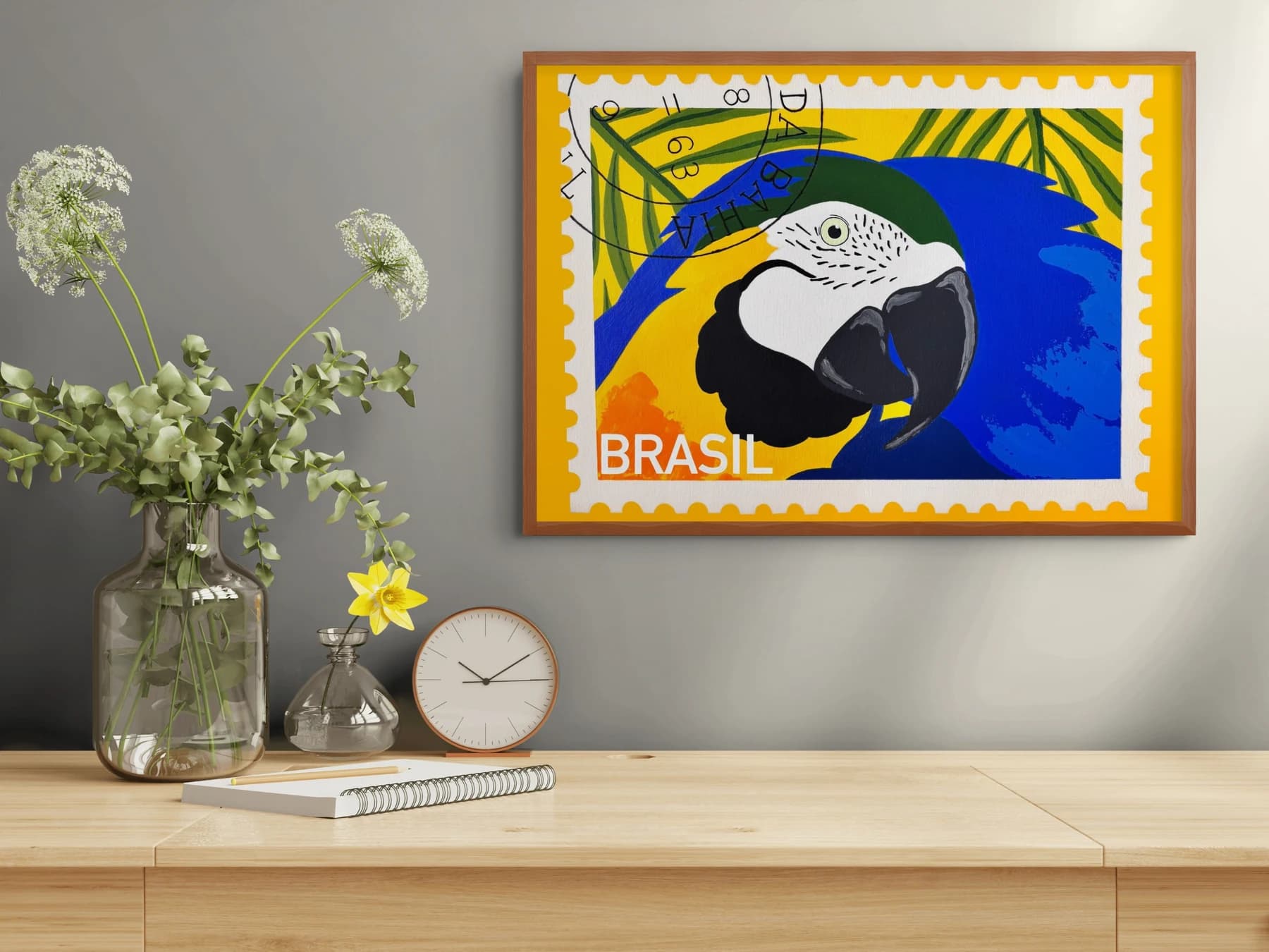 Bahia Macaw Print view 2