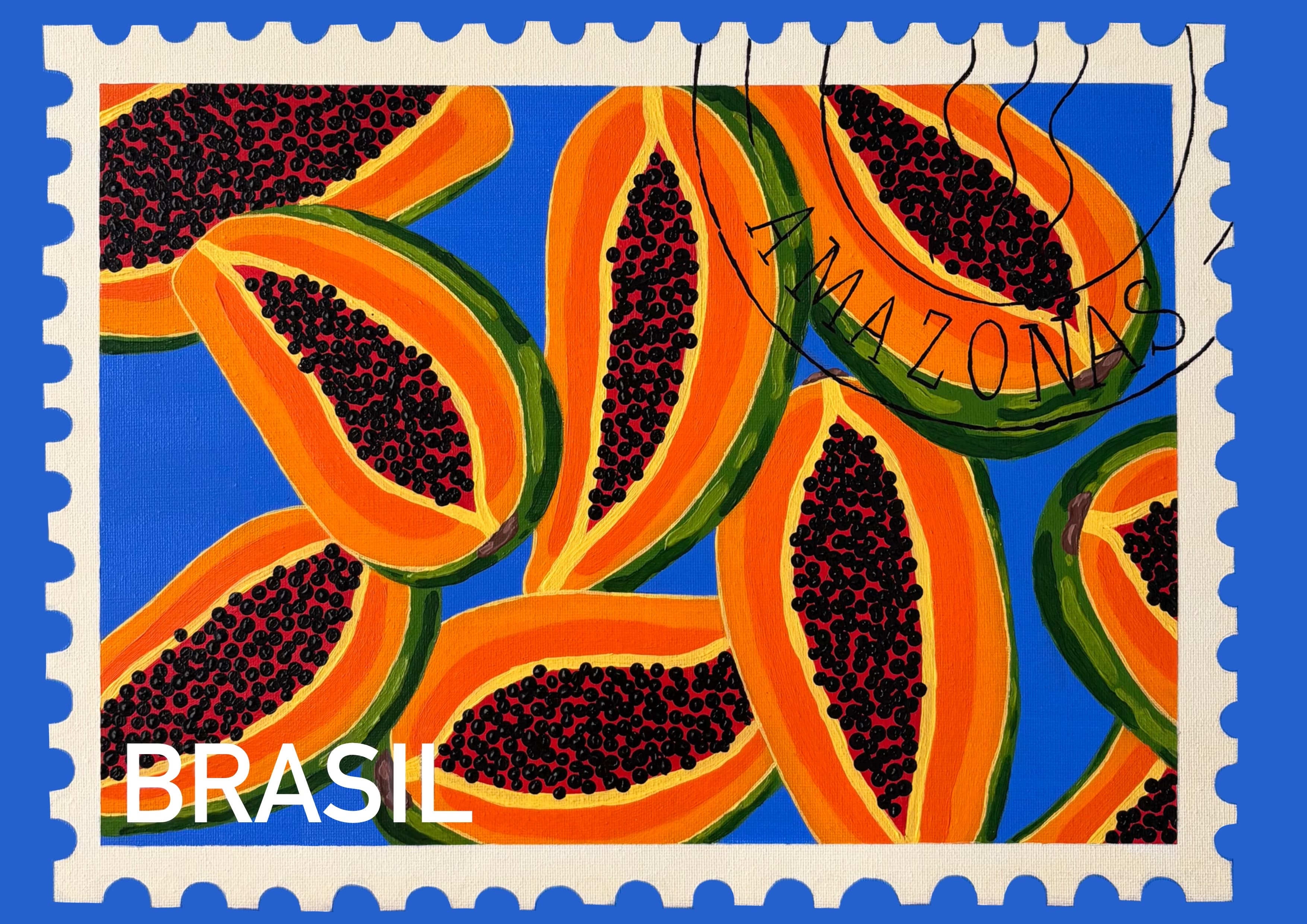 Amazonas Papayas Print