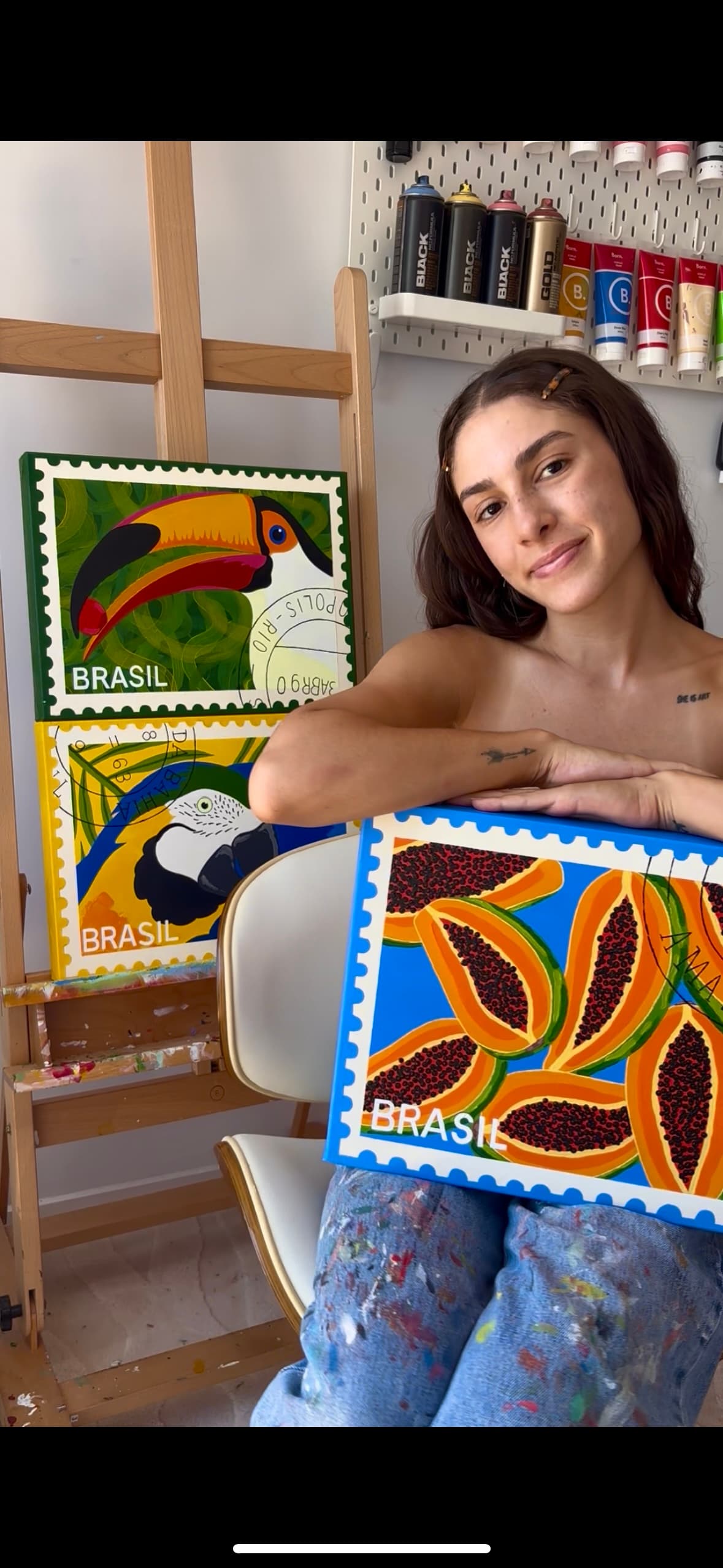 Fran Luz at work