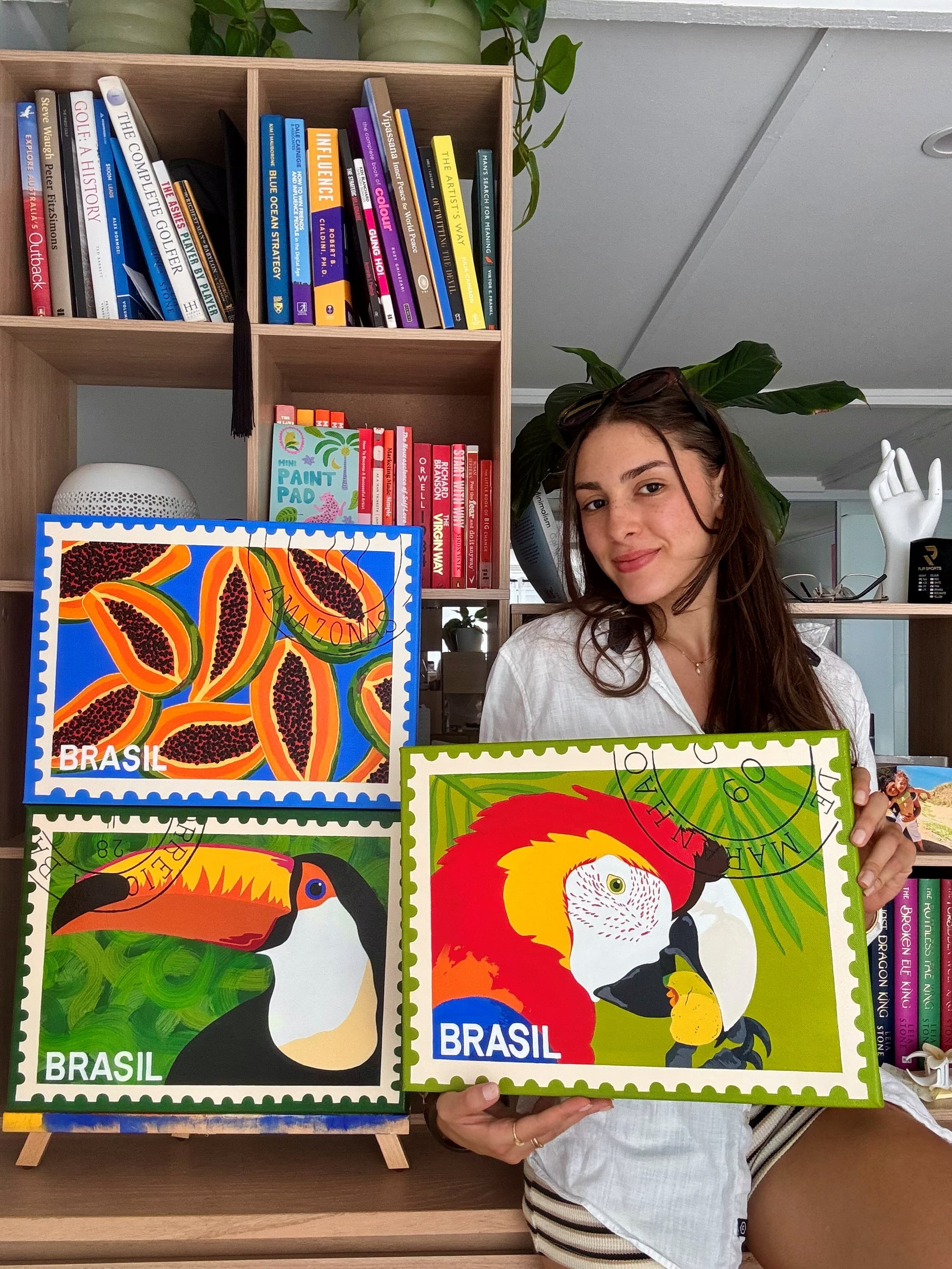 Fran Luz at work
