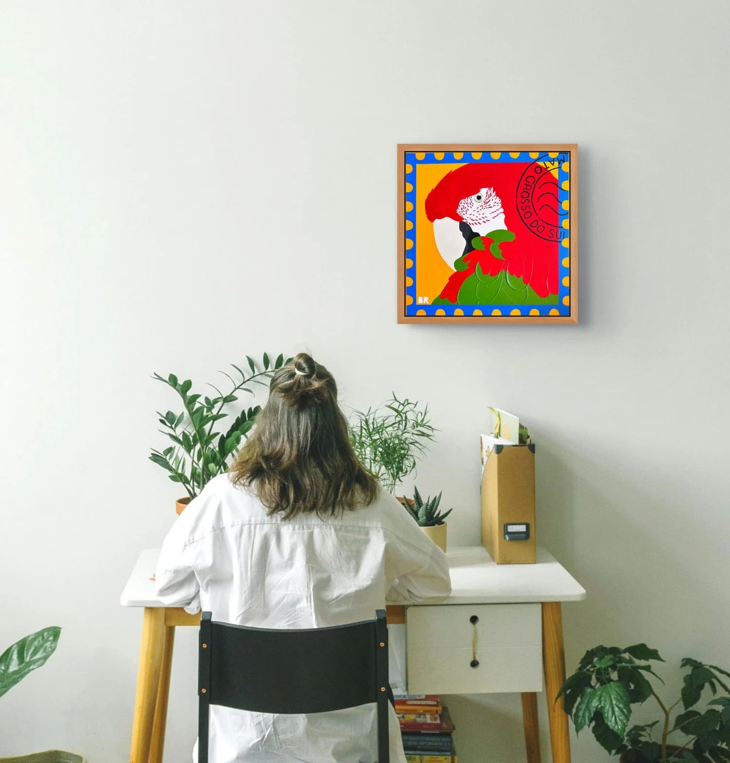 Scarlet Macaw Print view 2