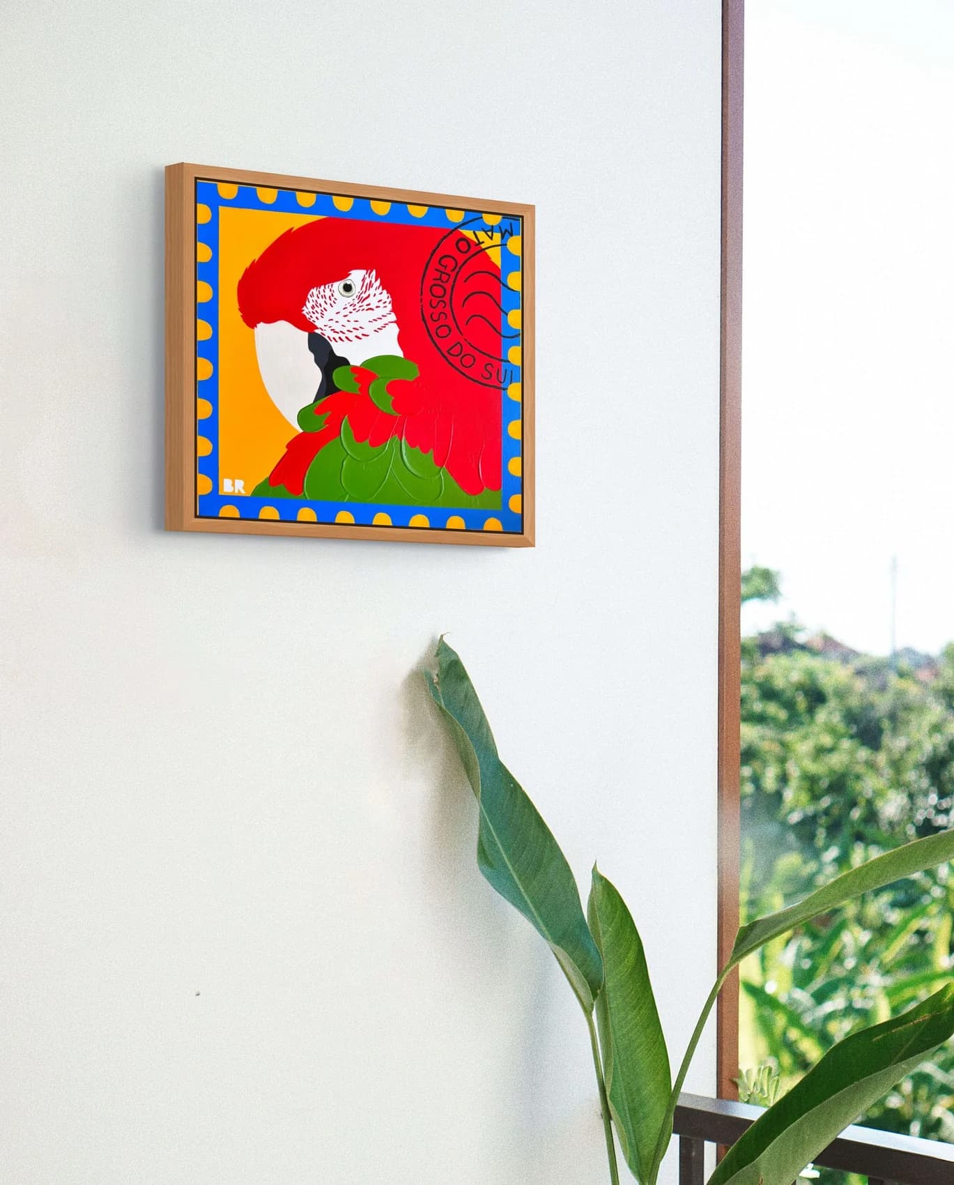 Scarlet Macaw Print view 3
