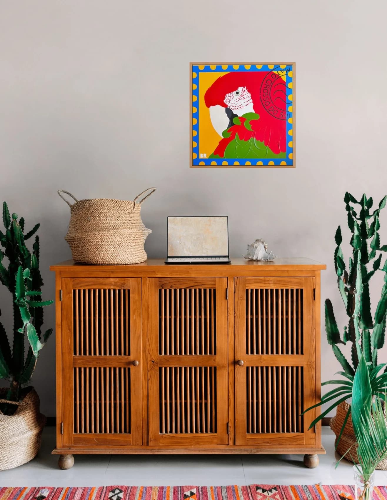 Scarlet Macaw Print view 4