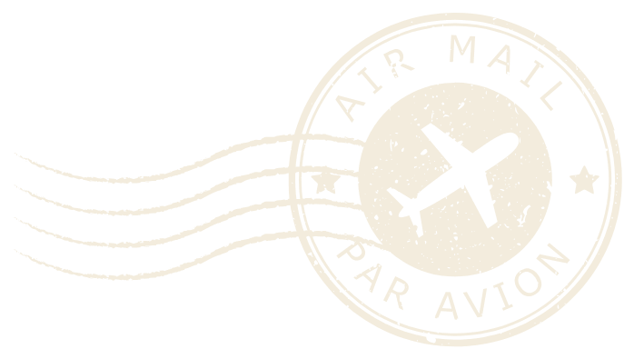 Air mail postmark