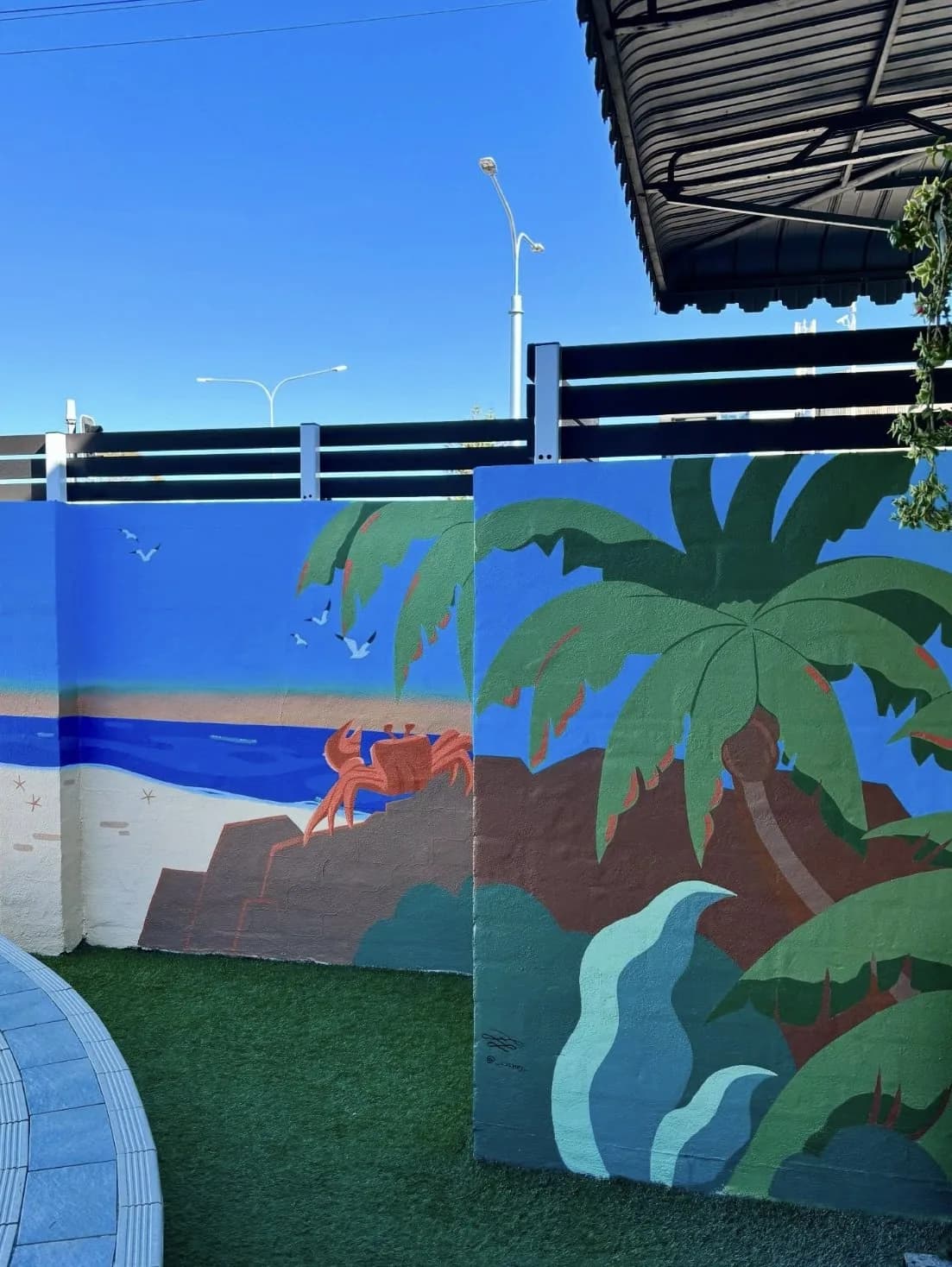Studio mural piece
