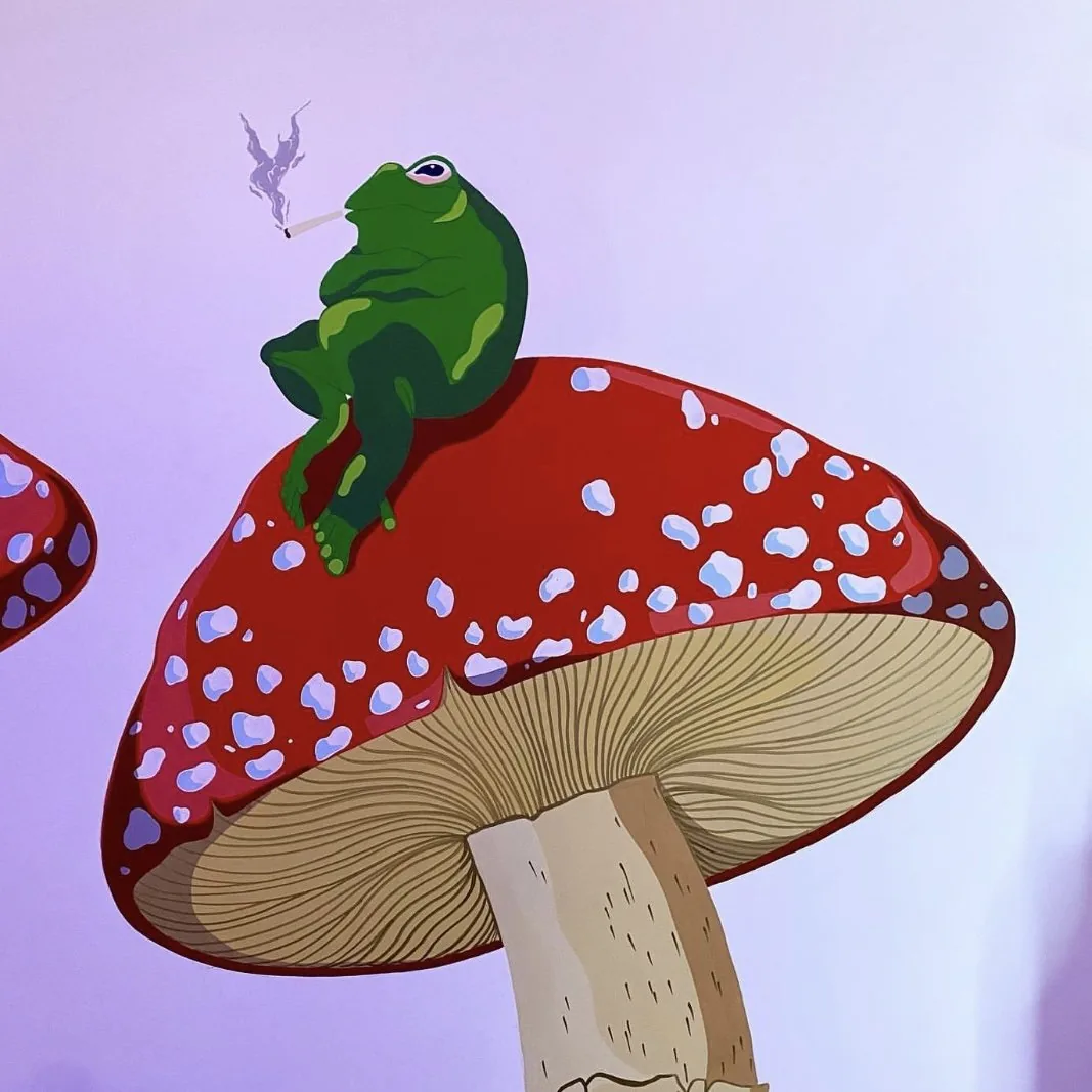 Mural detail botanicals