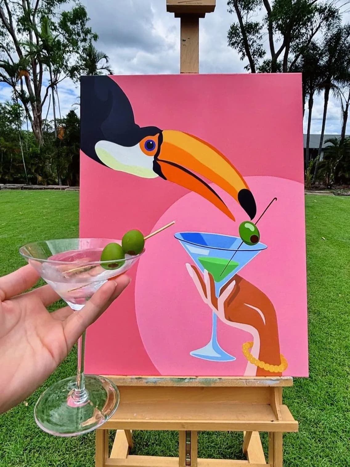 Toucan and martini study