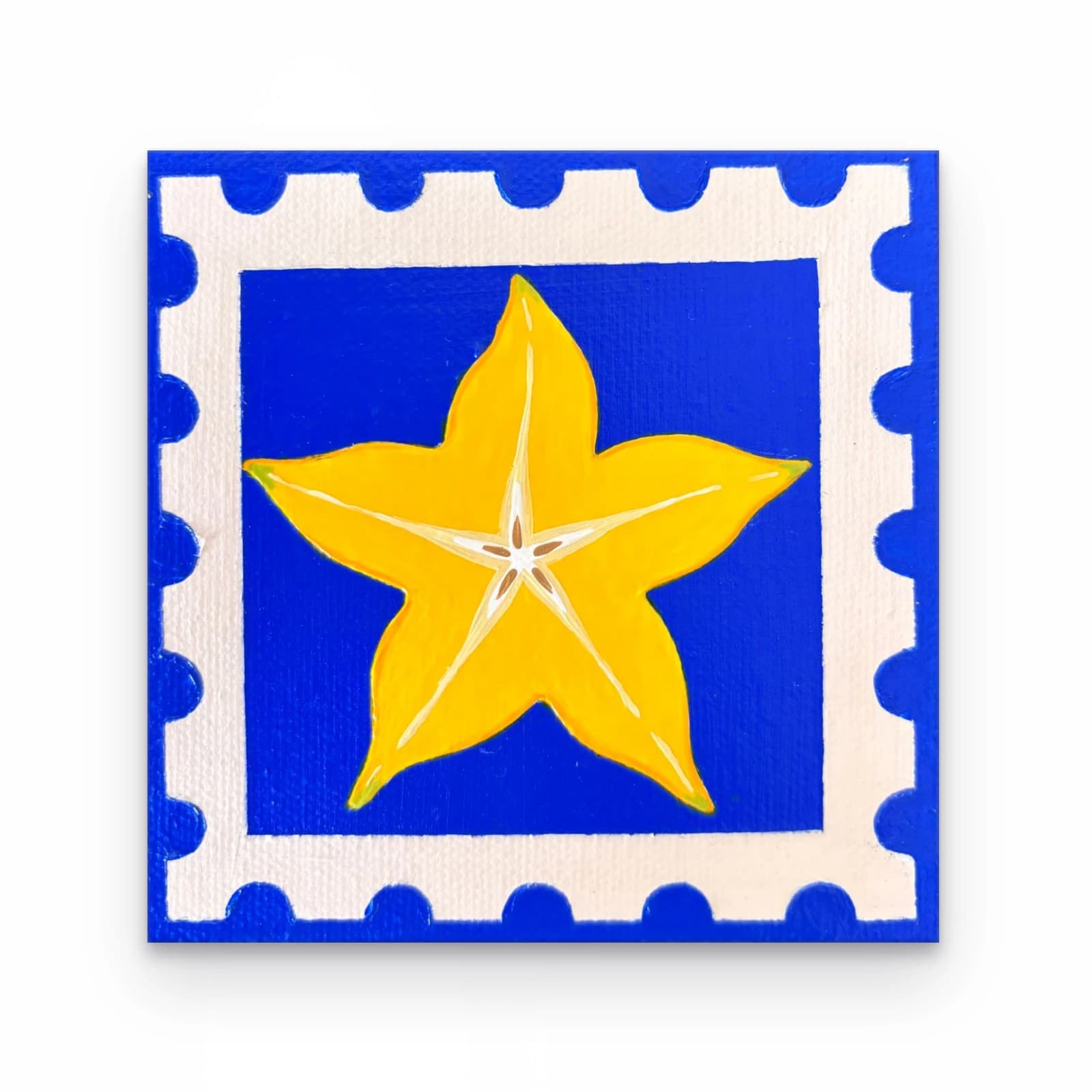 Carambola Stamp Post Carambola (star fruit), mini stamp collection