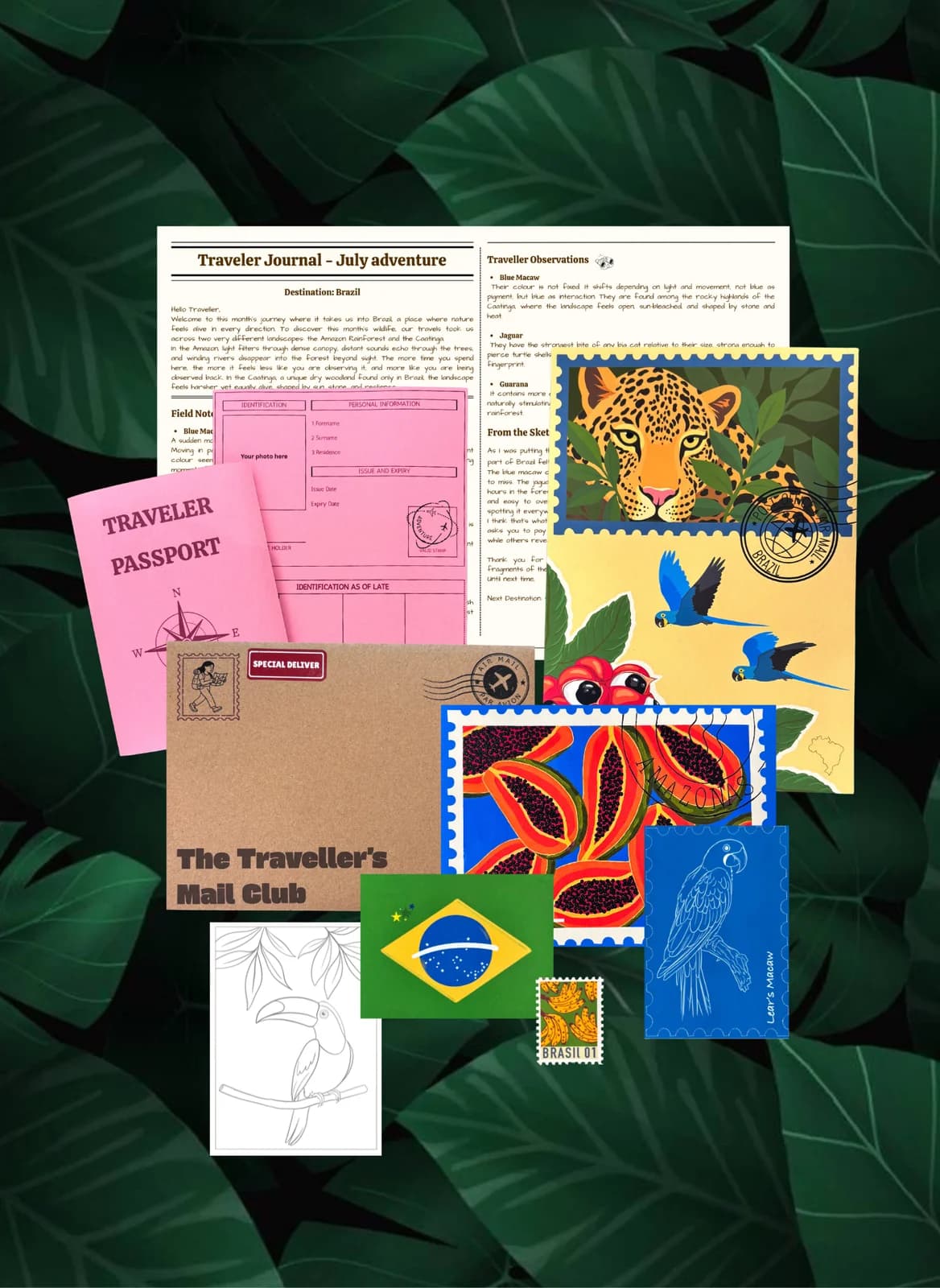 July Adventure - Brazil, the Mail Club edition